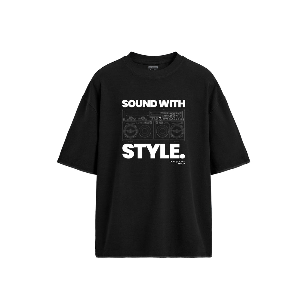 BB-777 Sound With Style Graphic T-Shirt Black – Bumpboxx