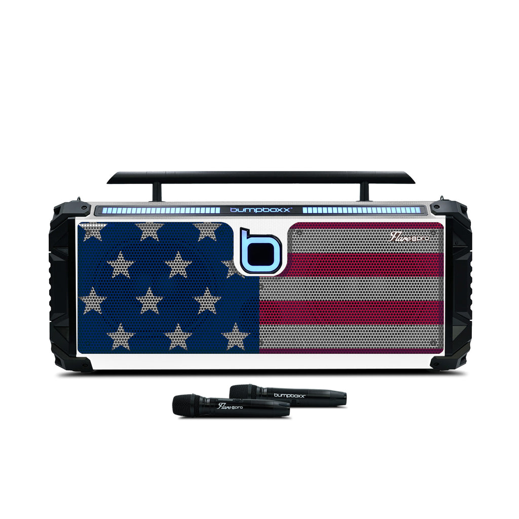 Bumpboxx Flare8 Pro USA | Powerful Bluetooth Boombox 400+ Watts