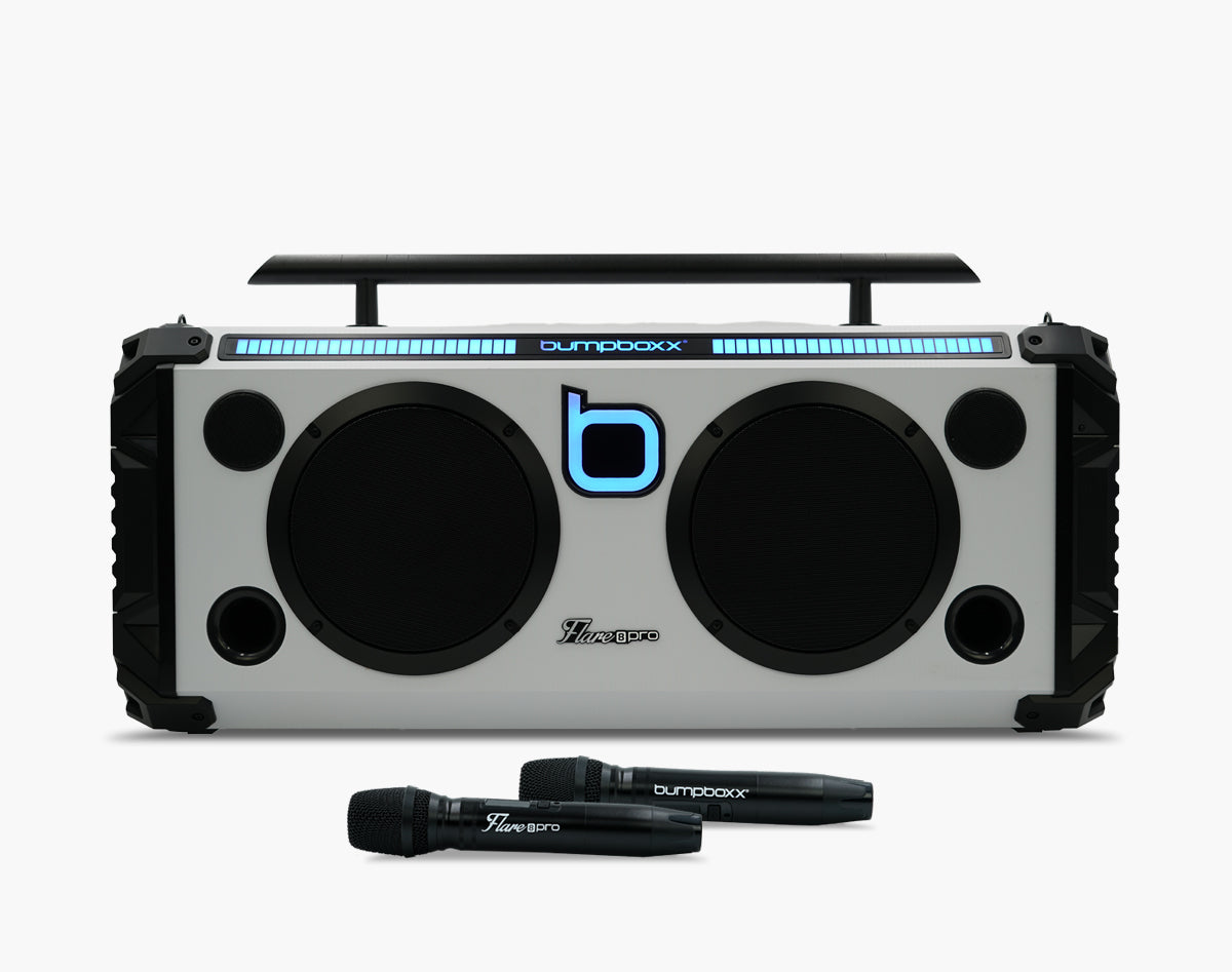 Bumpboxx Flare8 Pro | Retro Wireless Bluetooth Boombox