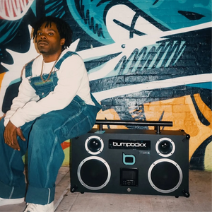 Bumpboxx Freestyle Pro - Powerful Bluetooth Boombox + Mic