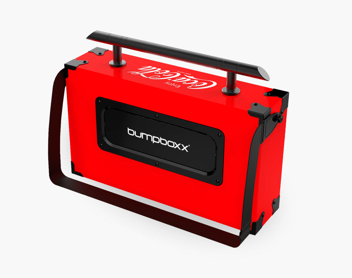  Bumpboxx Bluetooth Portable Speaker Boombox Uprock Brown  Checkered, Retro Boombox with Bluetooth Speaker, Rechargeable Lithium  Battery