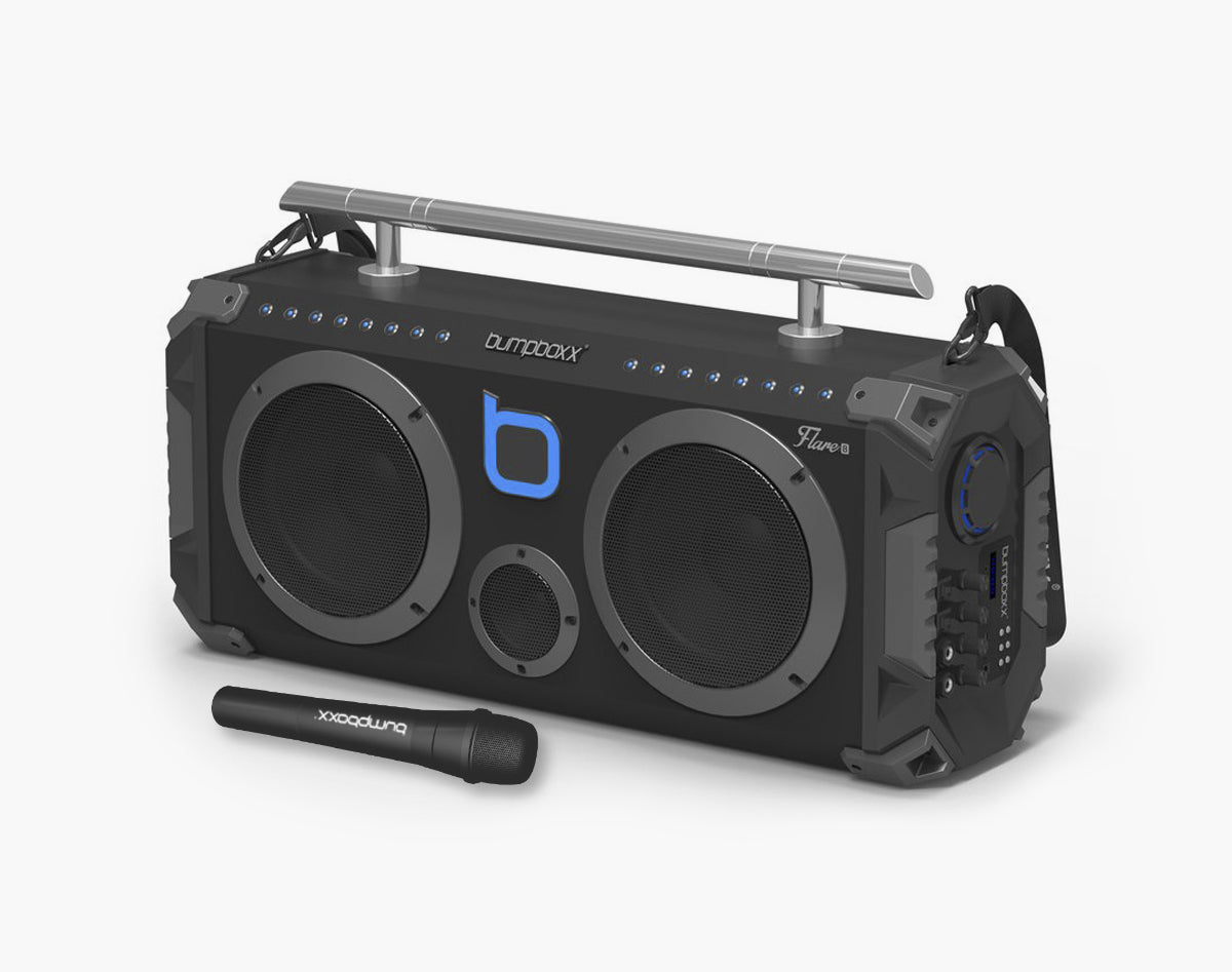 Bumpboxx - Which one is your favorite? Ultra, Flare 6, Flare 8, or the  Freestyle? Let us know in the comments! #bumpboxx #Ultra #Flare6 #Flare8  #FreestlyeV3 #retro #bluetoothspeaker #boombox
