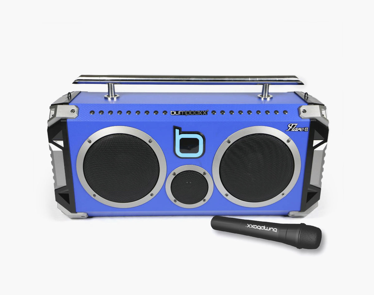 Bumpboxx - Which one is your favorite? Ultra, Flare 6, Flare 8, or the  Freestyle? Let us know in the comments! #bumpboxx #Ultra #Flare6 #Flare8  #FreestlyeV3 #retro #bluetoothspeaker #boombox